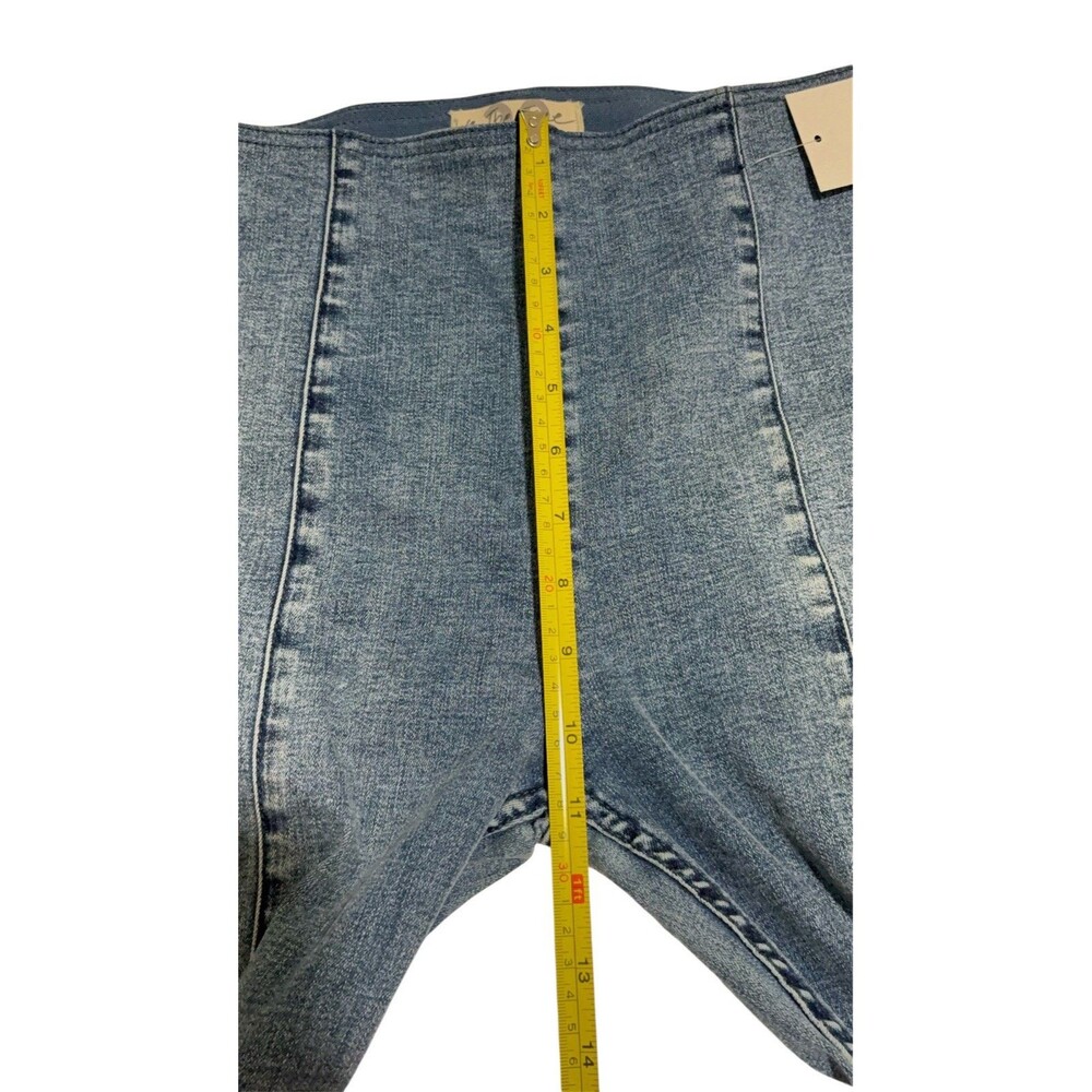 NWT Free People We The Free High-Rise Pull-On Flare Jeans In Light Blue Wash 28 - Picture 10 of 10